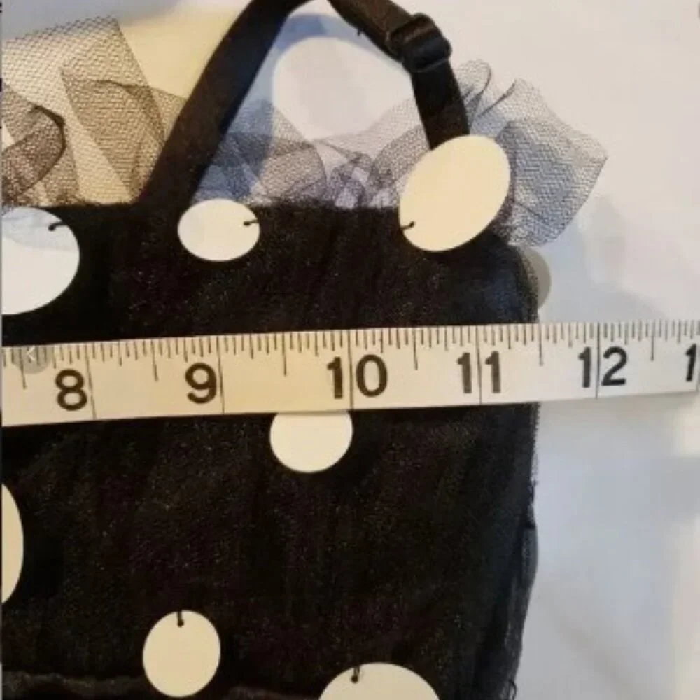 Jazz Child Dance Costume, Black and white, Medium Child